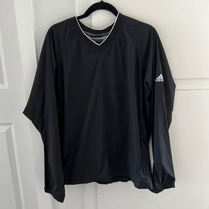 Adidas Black Windbreaker Mens Size Large